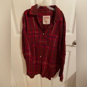 Mossimo Supply Co. Red Plaid women’s flannel